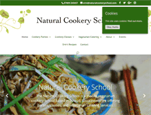 Tablet Screenshot of naturalcookeryschool.com